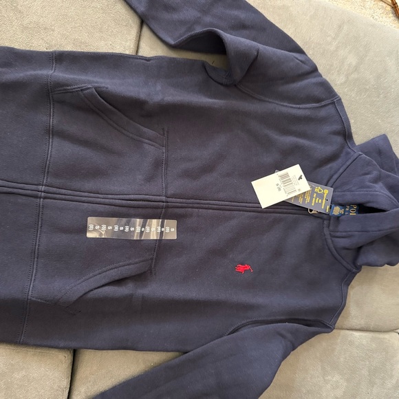 Polo by Ralph Lauren Dark Blue Full-Zip Hoodie - Picture 5 of 9